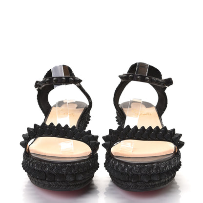 Christian Louboutin Calfskin Lata 60 Sandals 39 Black 5 of 9