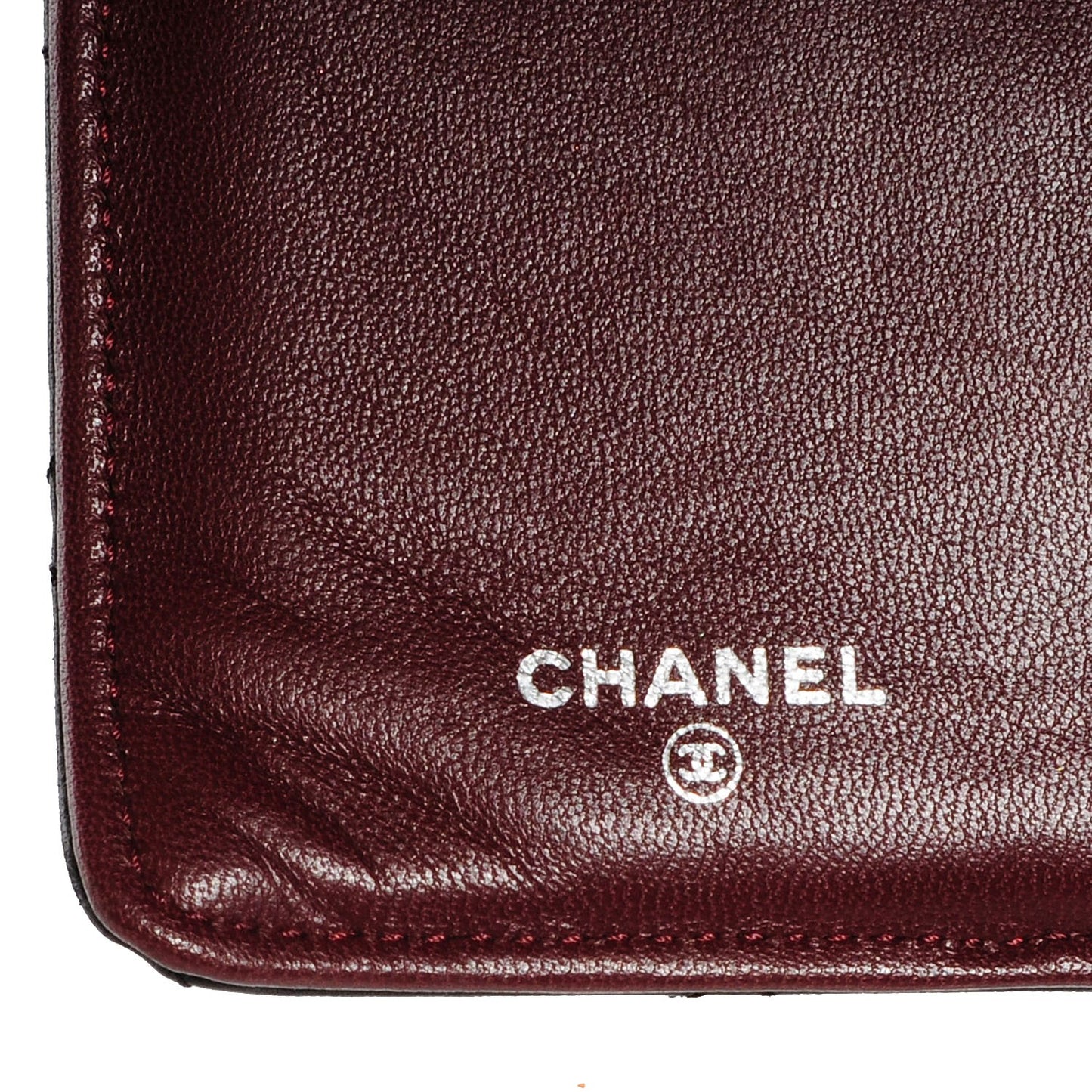 Lambskin Quilted Yen Wallet Black