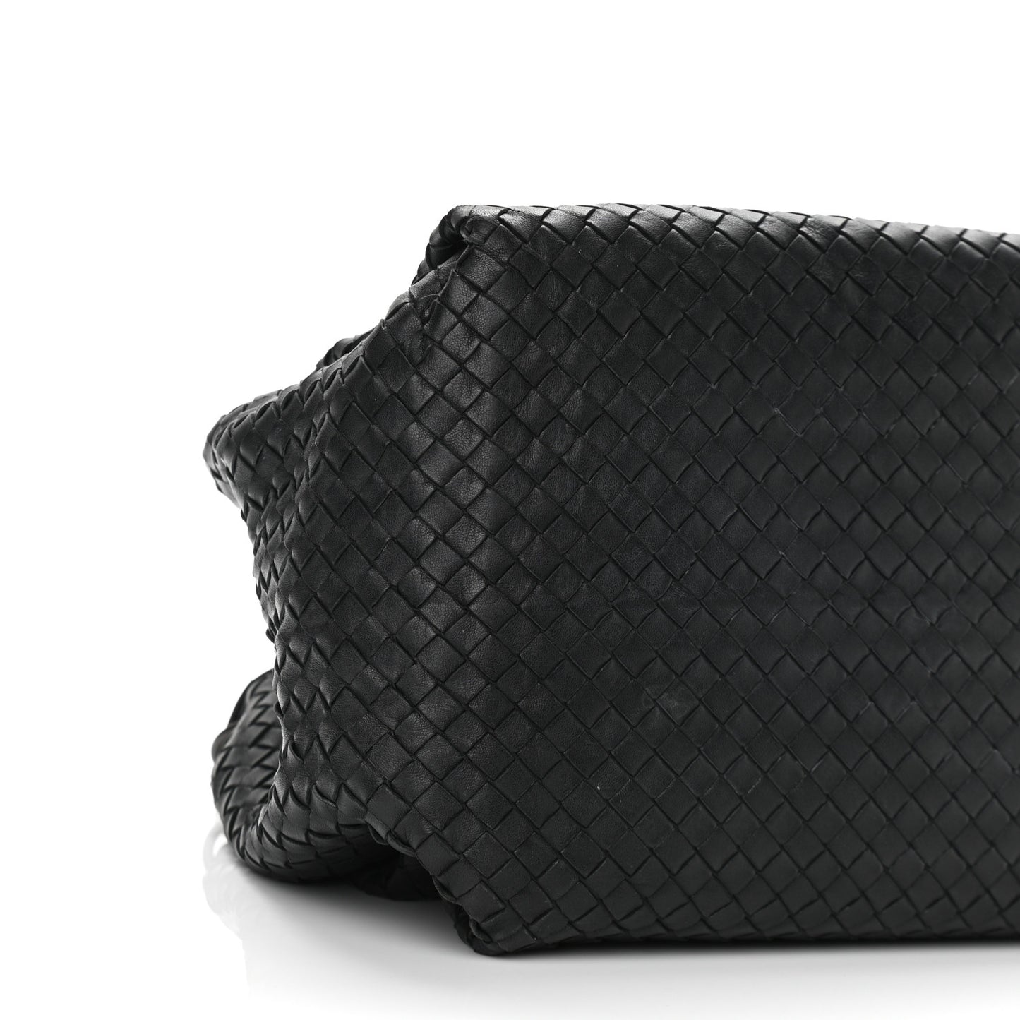 Nappa Intrecciato Parachute Bag Black
