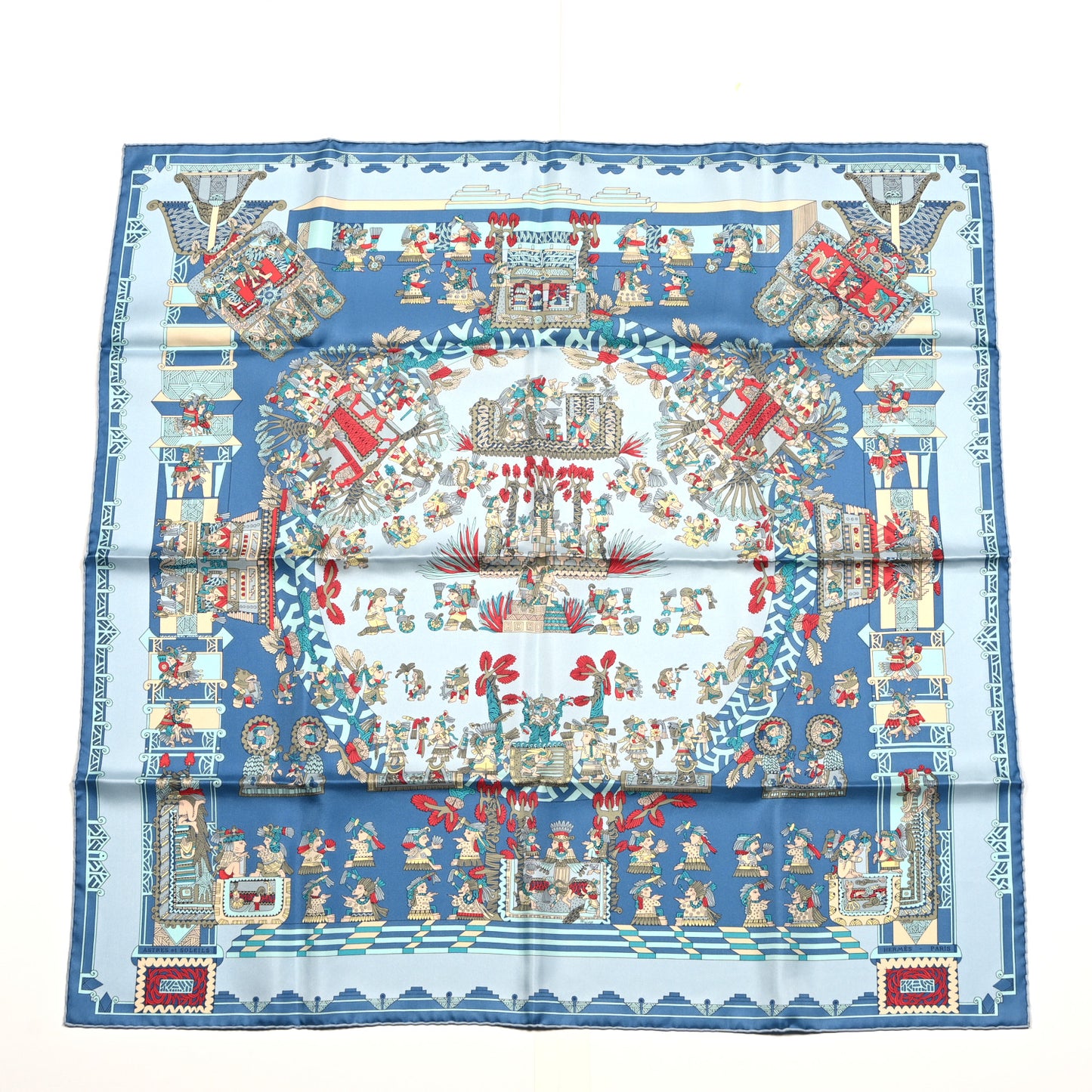 Silk Astres et Soleils Scarf 90
