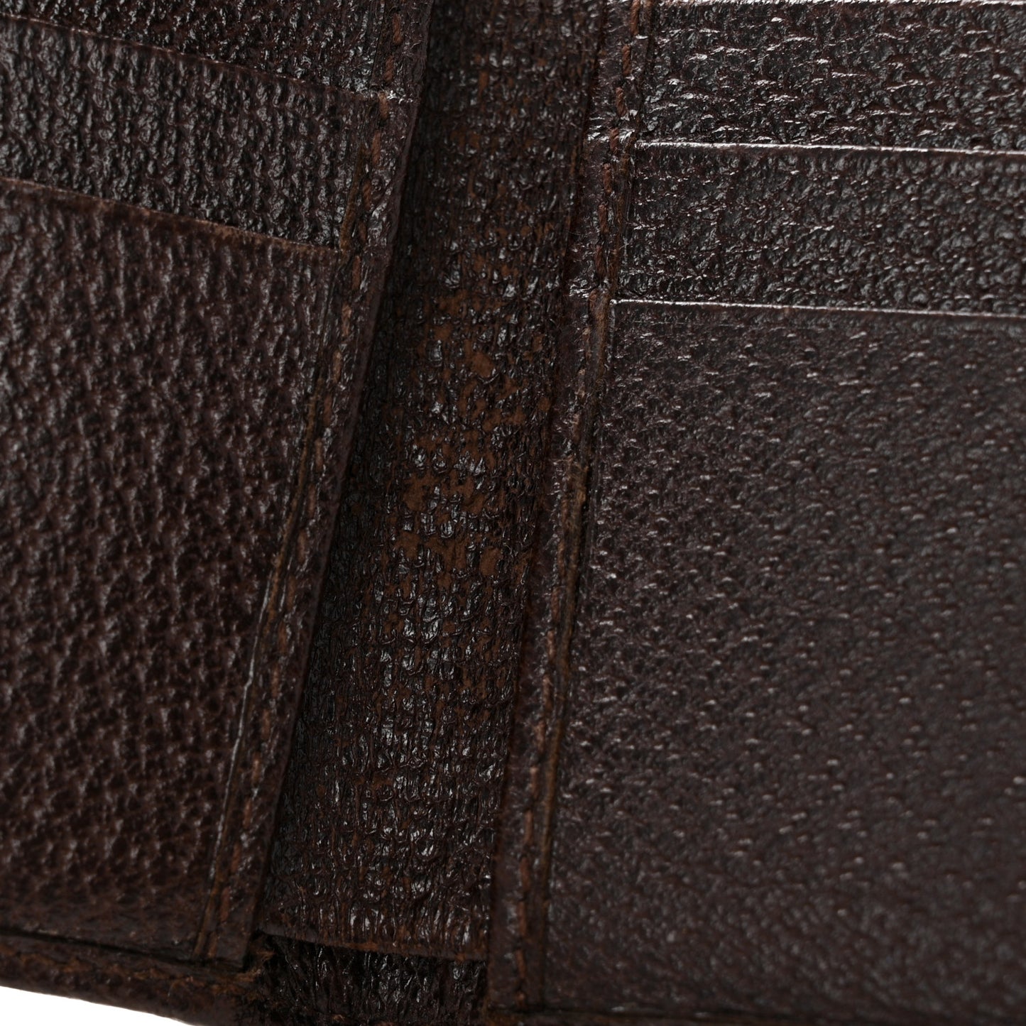 GG Plus Monogram Web Bi-Fold Wallet Dark Brown