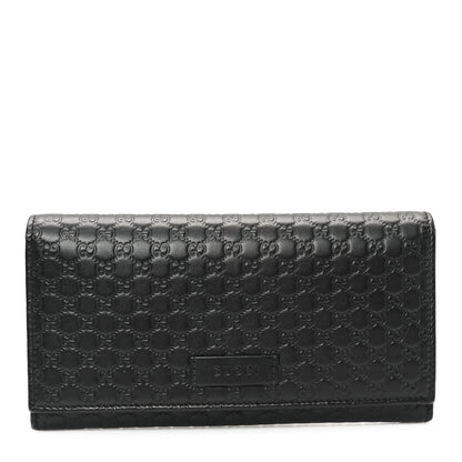 Gucci Soft Microguccissima Continental Wallet Black 1 of 8