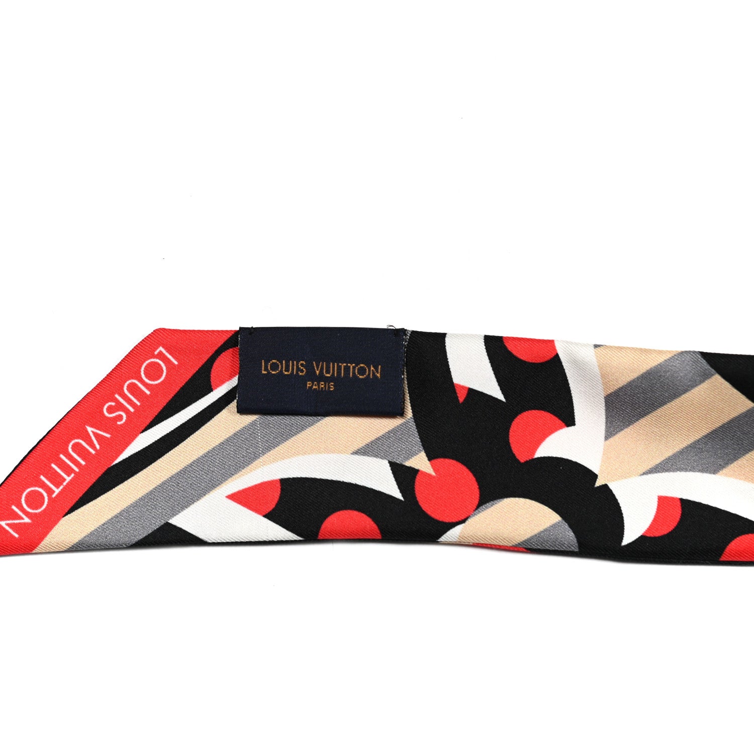 Louis Vuitton Silk Pop Monogram BB Bandeau Red 2 of 4