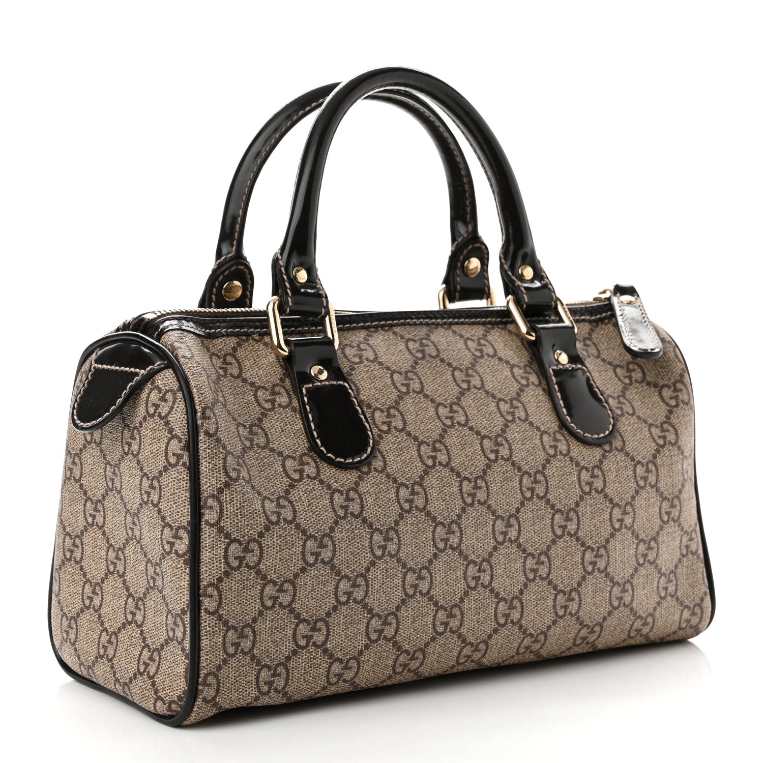 Gucci GG Plus Monogram Tattoo Heart Small Joy Boston Dark Brown 2 of 9
