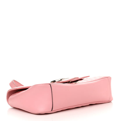 Gucci Calfskin Matelasse Small GG Marmont Shoulder Bag Wild Rose 4 of 11