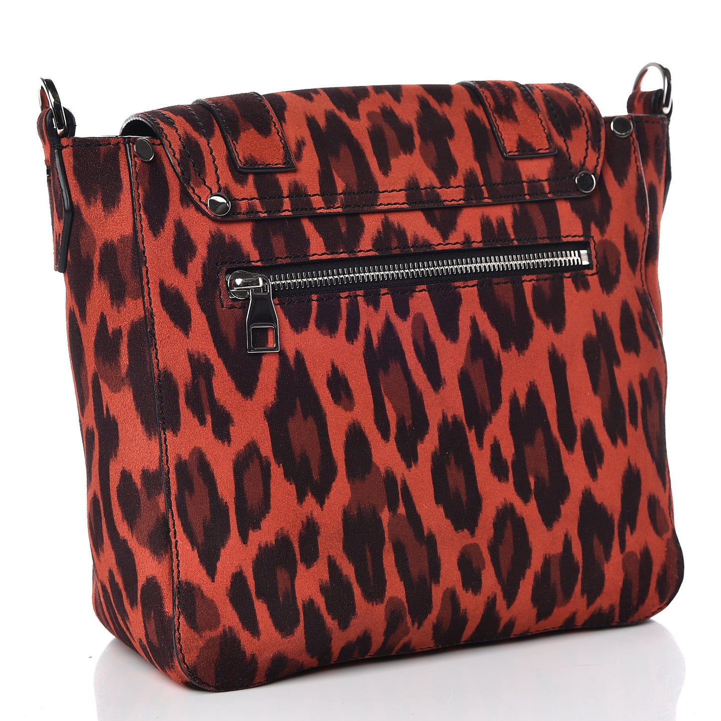 Printed Suede PS1 Pouch Messenger