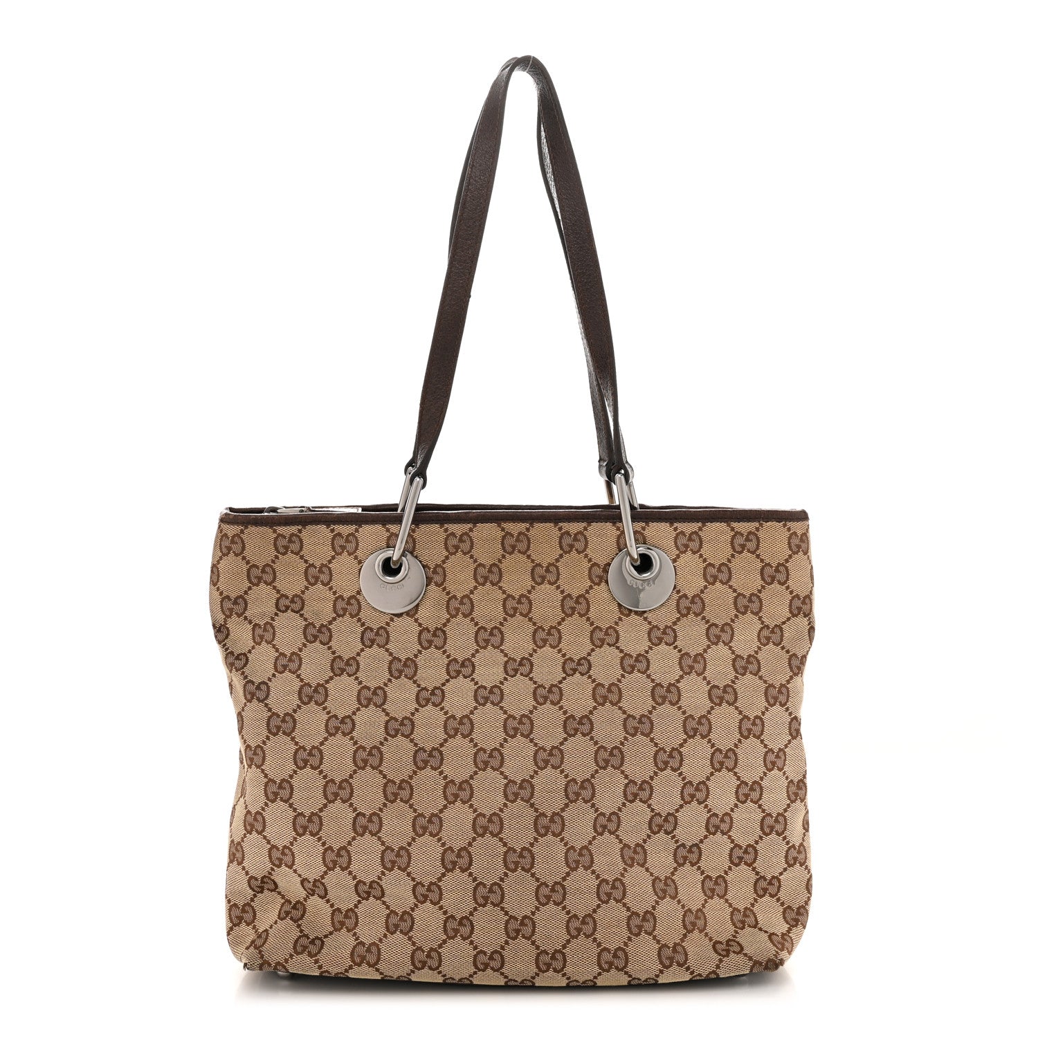 Gucci Monogram Eclipse Tote Brown 1 of 15