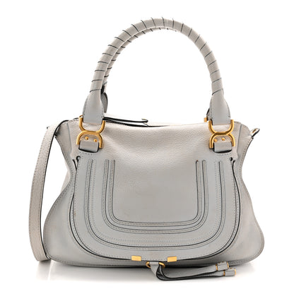 Chloe Calfskin Small Marcie Satchel Faded Blue 1 of 10