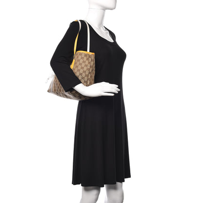 Gucci Monogram Web Medium Jolie Tote Yellow 2 of 14