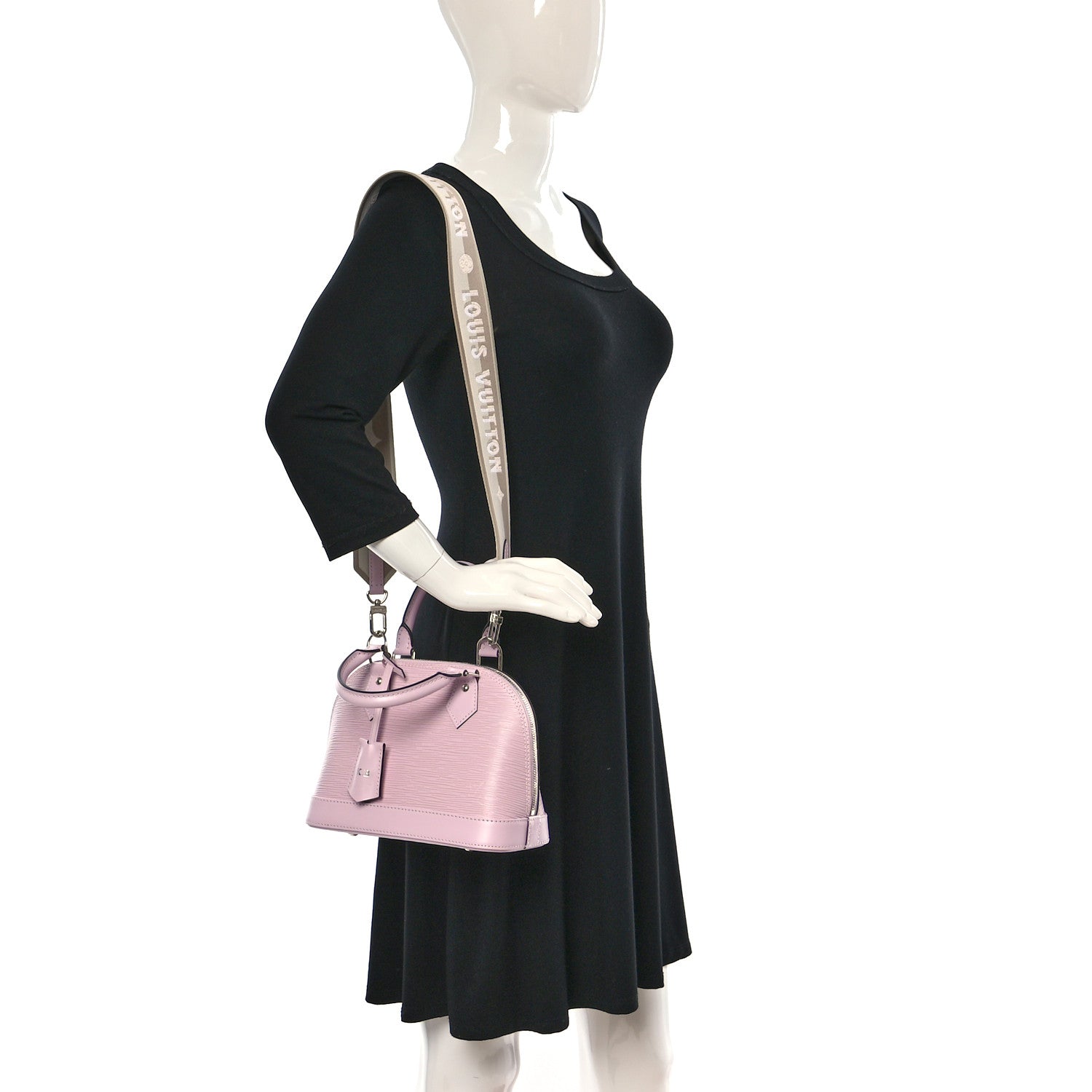 Louis Vuitton Epi Jacquard Alma BB Guimauve 2 of 11