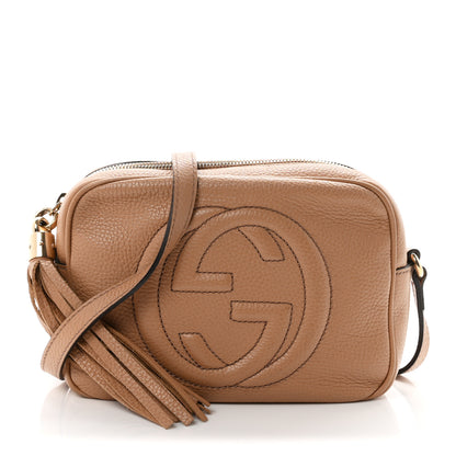 Gucci Pebbled Calfskin Small Soho Disco Bag Camelia 1 of 10