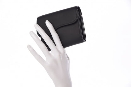 Christian Dior Ultra Matte Calfskin Saddle Card Holder Black 2 of 8