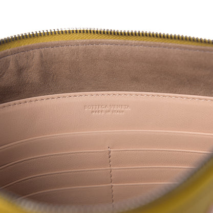 Bottega Veneta Nappa Intrecciato Checker Chain Wallet Chamomile 5 of 9