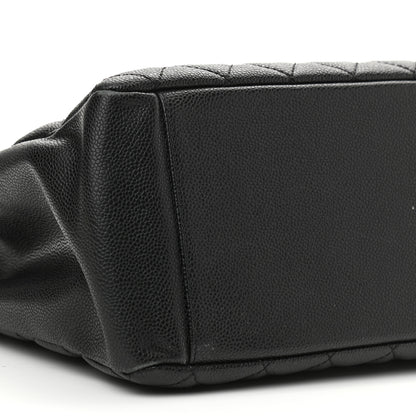 Chanel Caviar Quilted Grand Shopping Tote GST Black 9 of 10