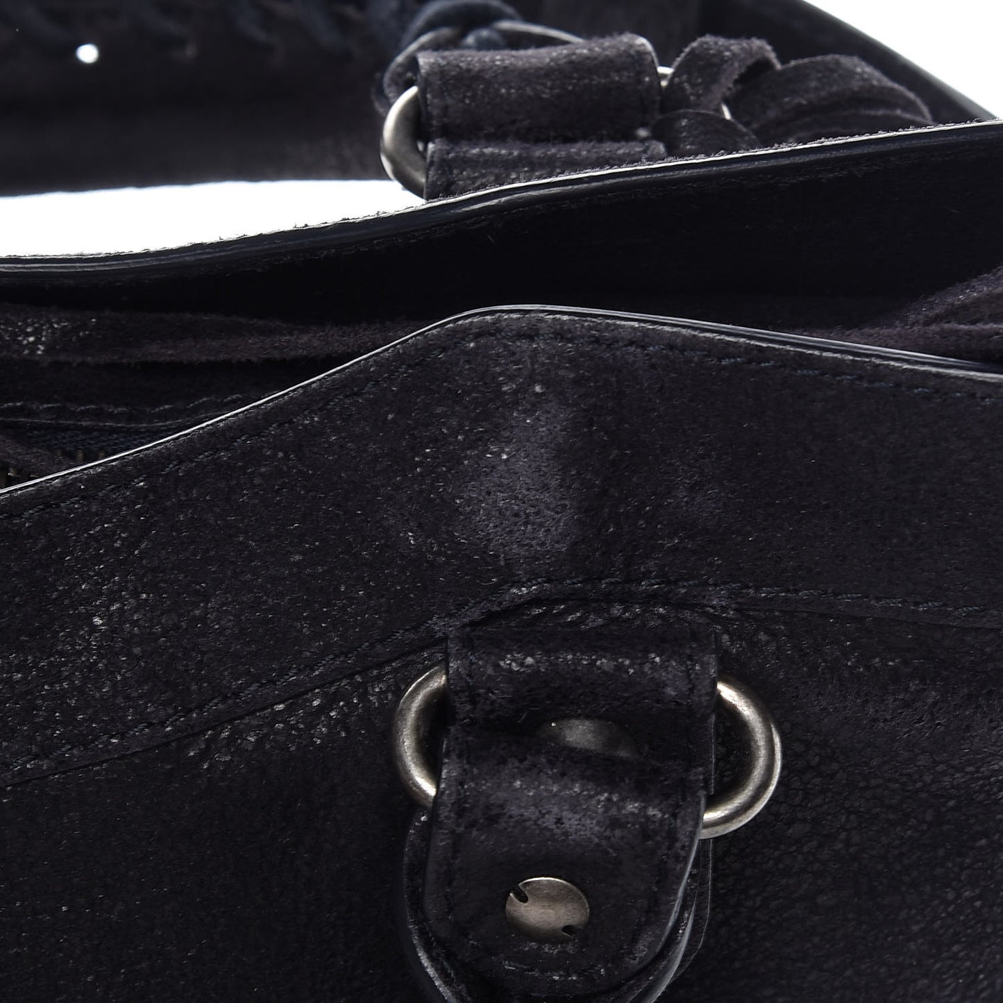 Craquele Calfskin First Bleu Obscur