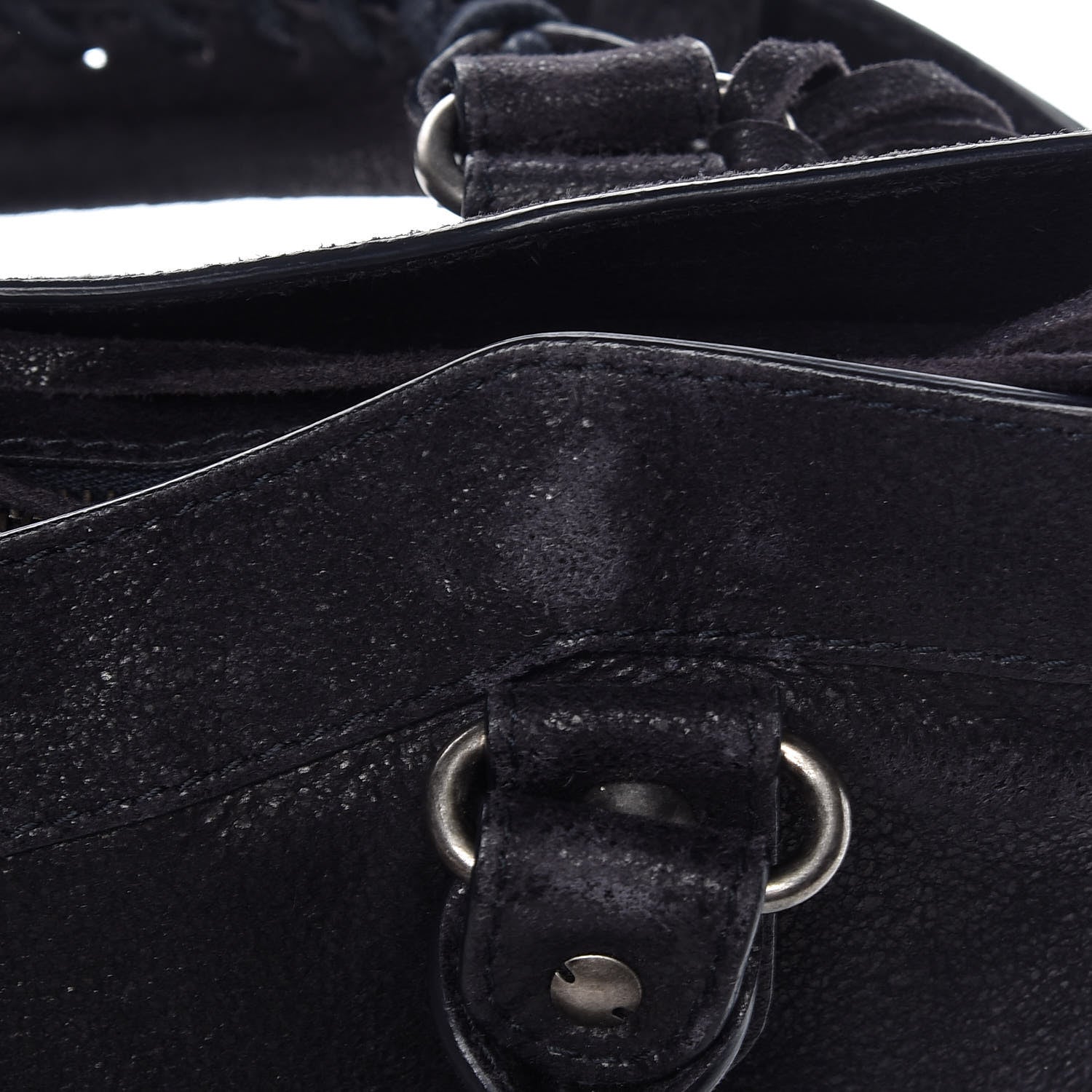 Balenciaga Craquele Calfskin First Bleu Obscur 12 of 15