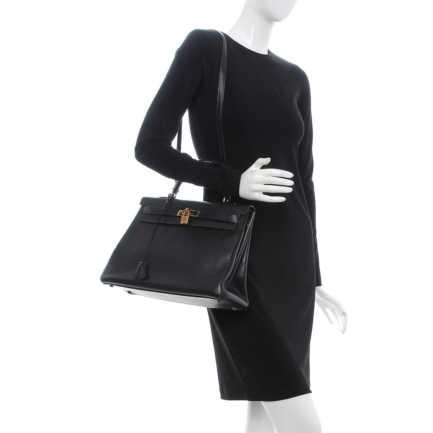 Hermes Ardennes Kelly Retourne 35 Black 2 of 32