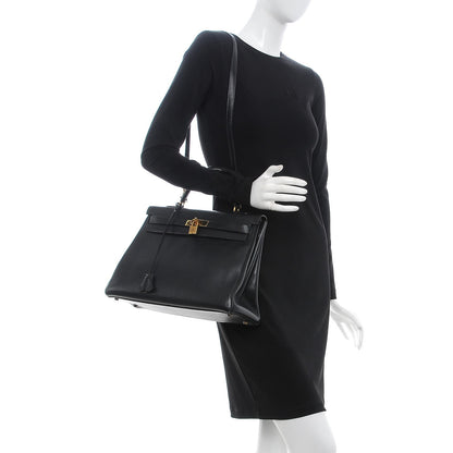 Hermes Ardennes Kelly Retourne 35 Black 2 of 32