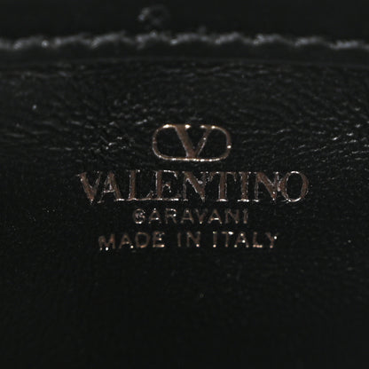Valentino Garavani Vitello Mini Rockstud Flip Lock Shoulder Bag Black 6 of 10