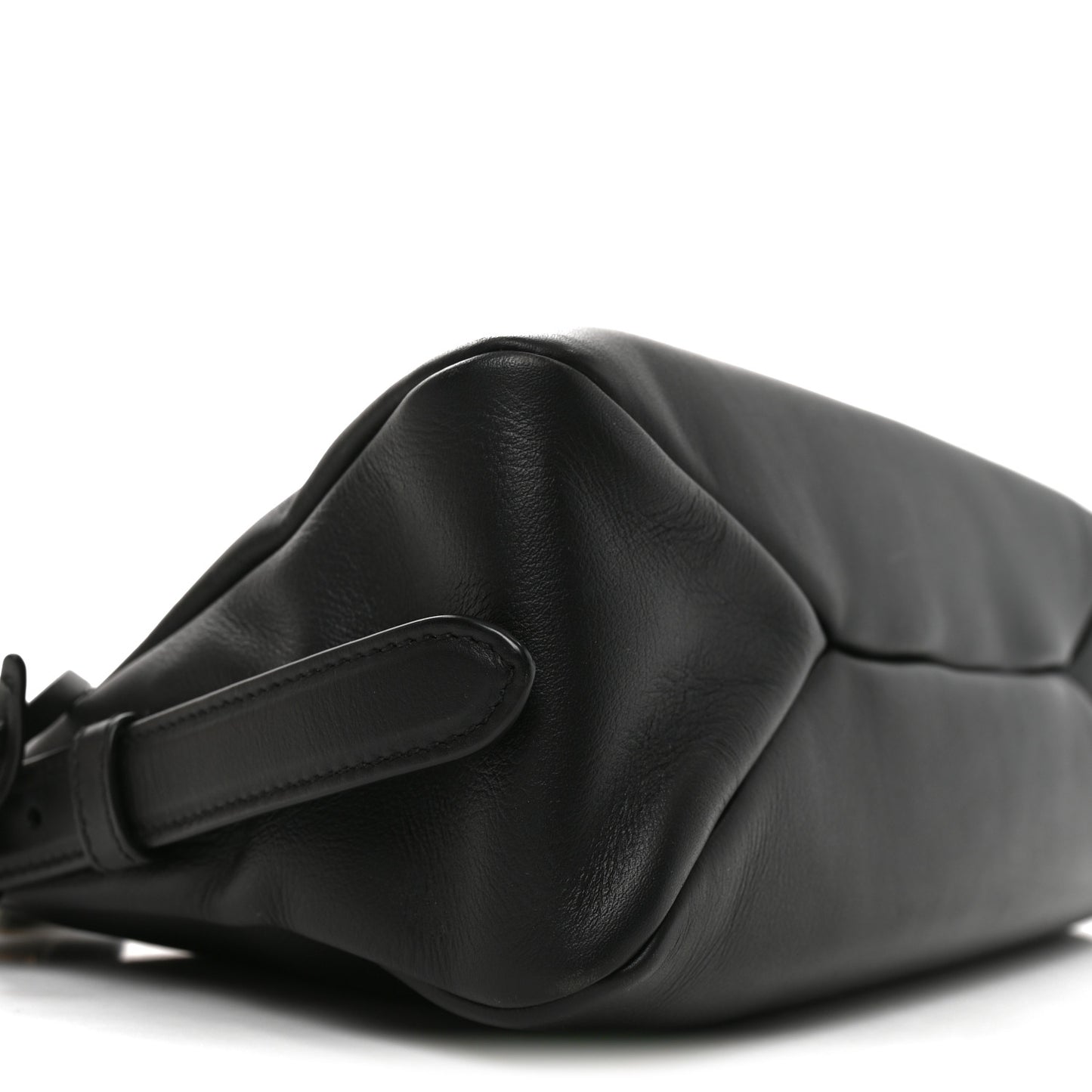 Soft Calfskin Medium Aimee Shoulder Bag Black