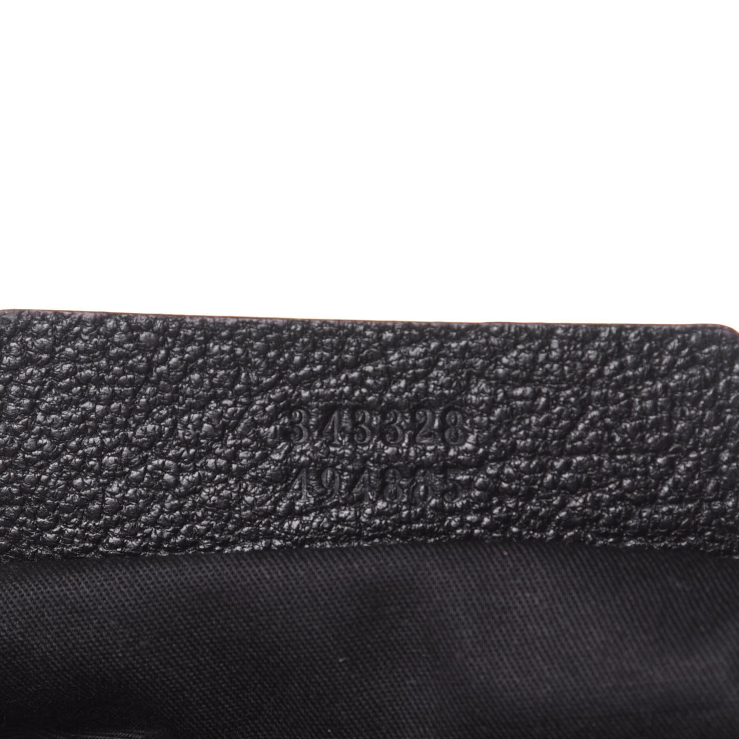 Calfskin De Manta Clutch Black