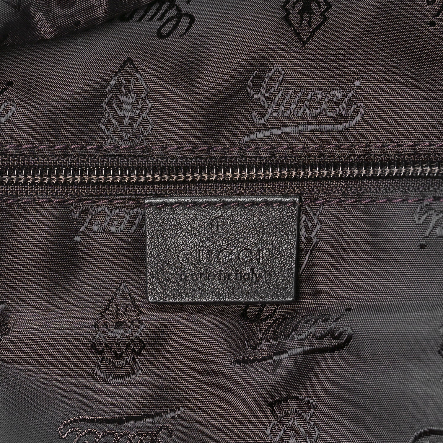 Gucci Guccissima Medium Classic Backpack Dark Brown 6 of 9