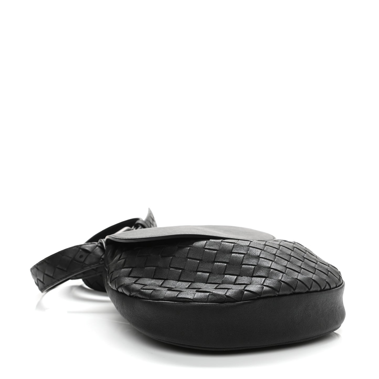 Nappa Intrecciato Belt Bag Nero Black