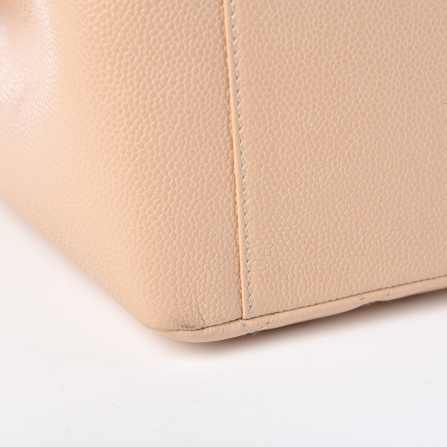 Chanel Caviar Quilted Grand Shopping Tote GST Beige Clair 9 of 11