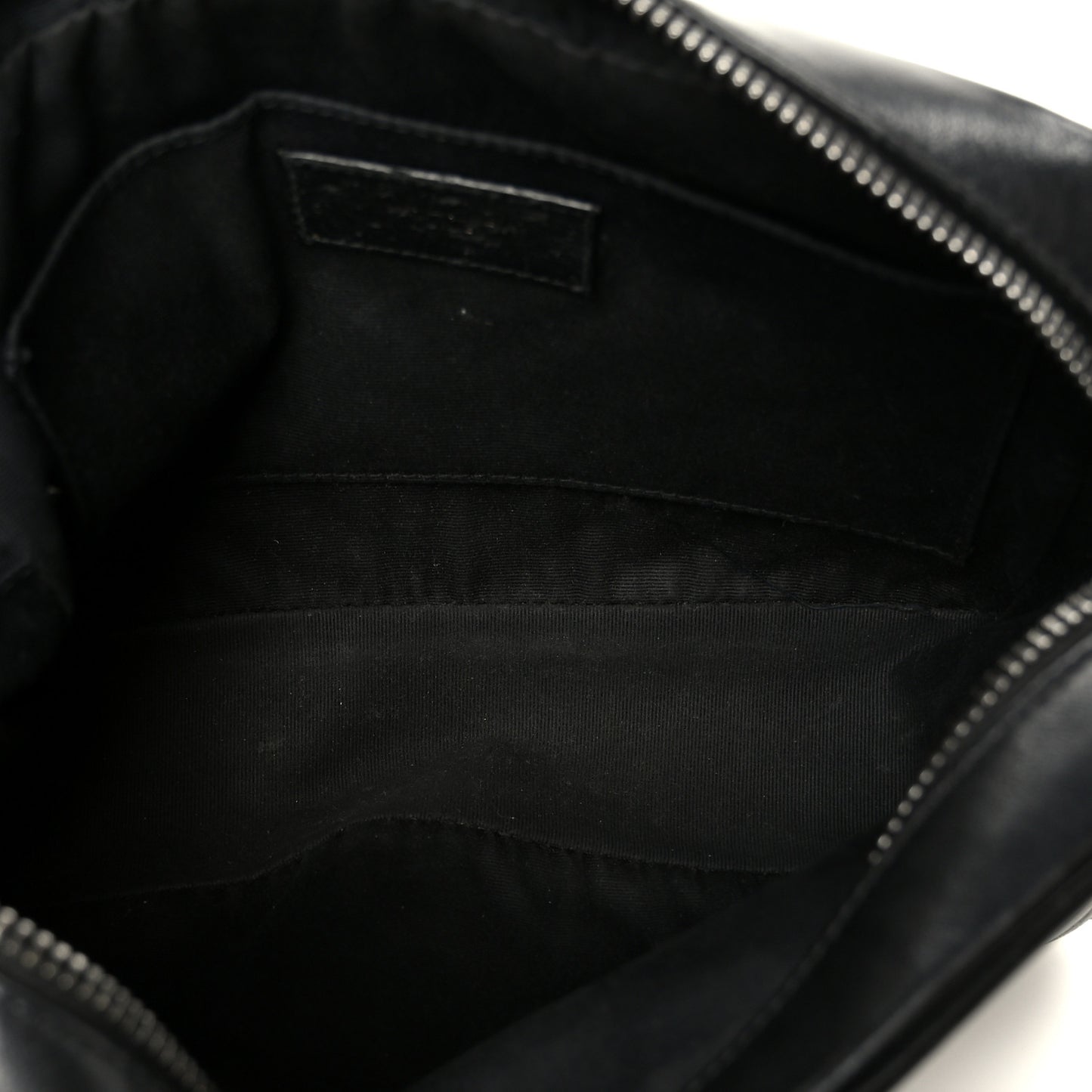 Calfskin Matelasse Monogram Monochrome Lou Camera Bag Black