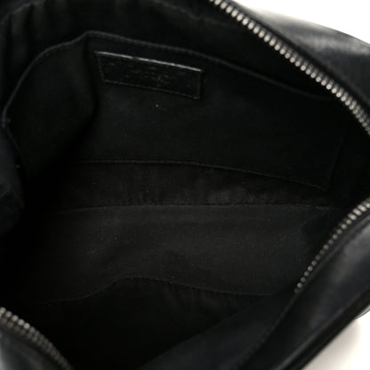 Saint Laurent Calfskin Matelasse Monogram Monochrome Lou Camera Bag Black 5 of 10