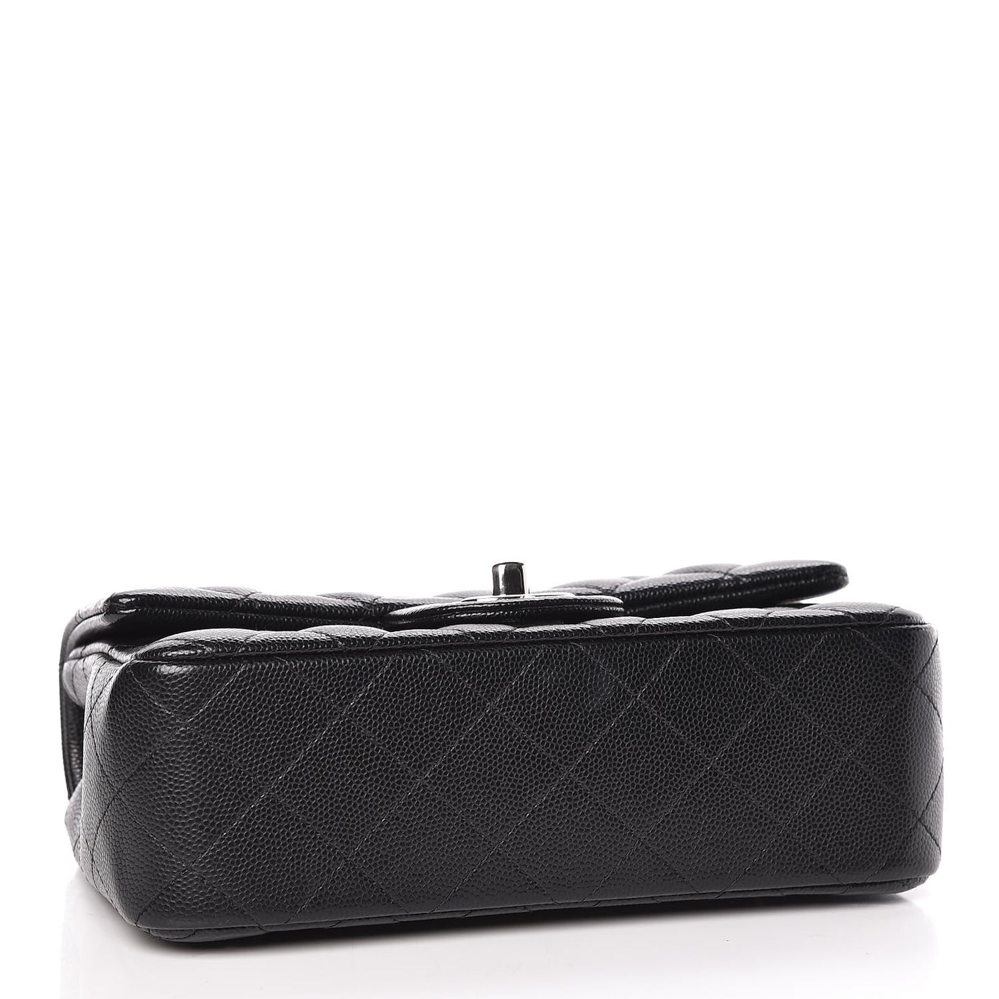 Caviar Quilted Mini Rectangular Flap Black