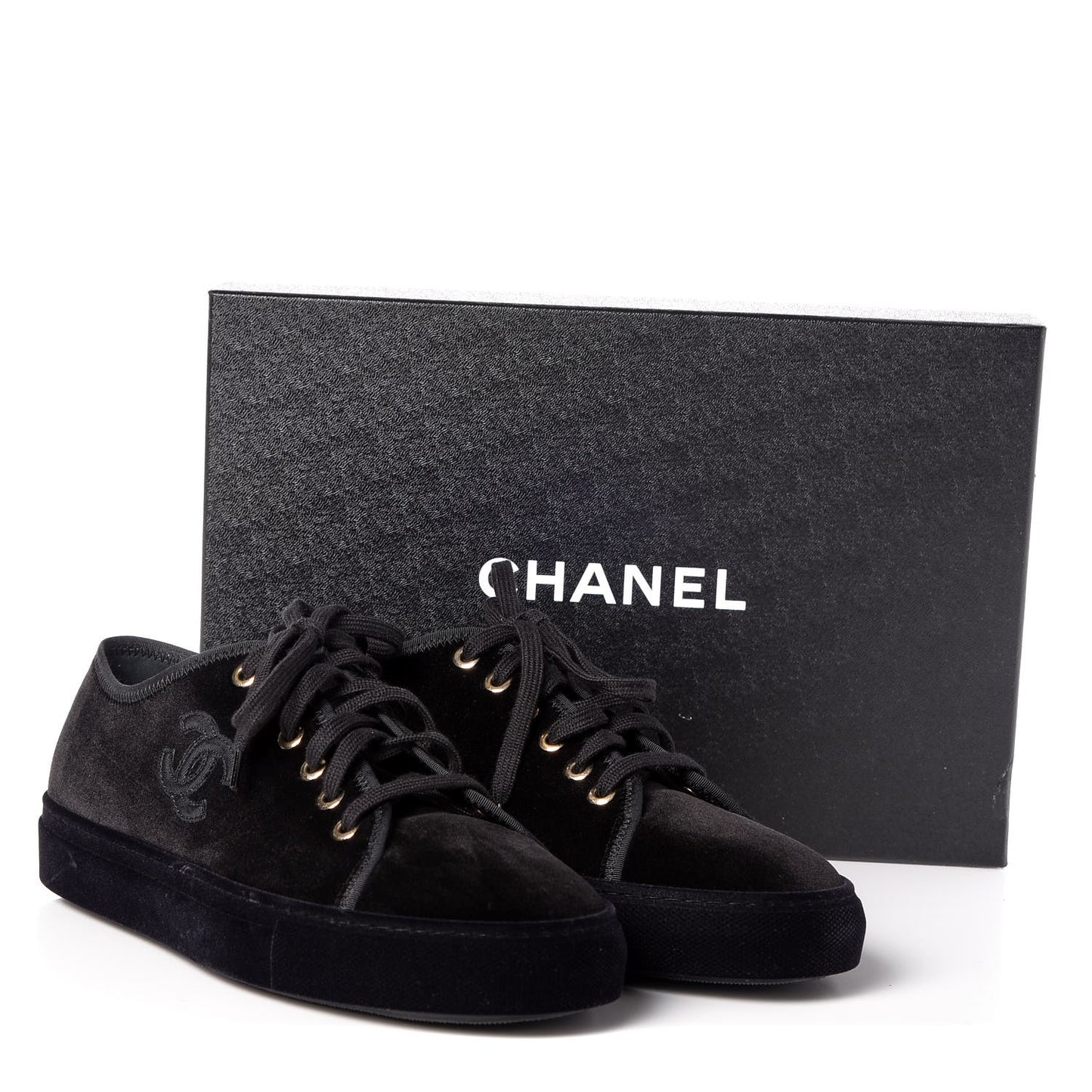Velvet CC Sneakers 39 Black