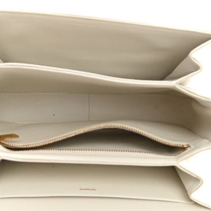 Celine Shiny Calfskin Medium Triomphe White 5 of 16