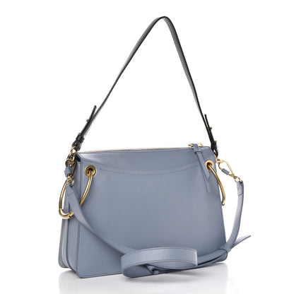 Chloe Calfskin Suede Medium Roy Bag Washed Blue 3 of 10