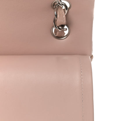 Chanel Patent Quilted Jumbo Double Flap Light Pink 14 of 15