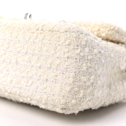 Chanel Tweed Beaded Mini Rectangular Flap White 9 of 13