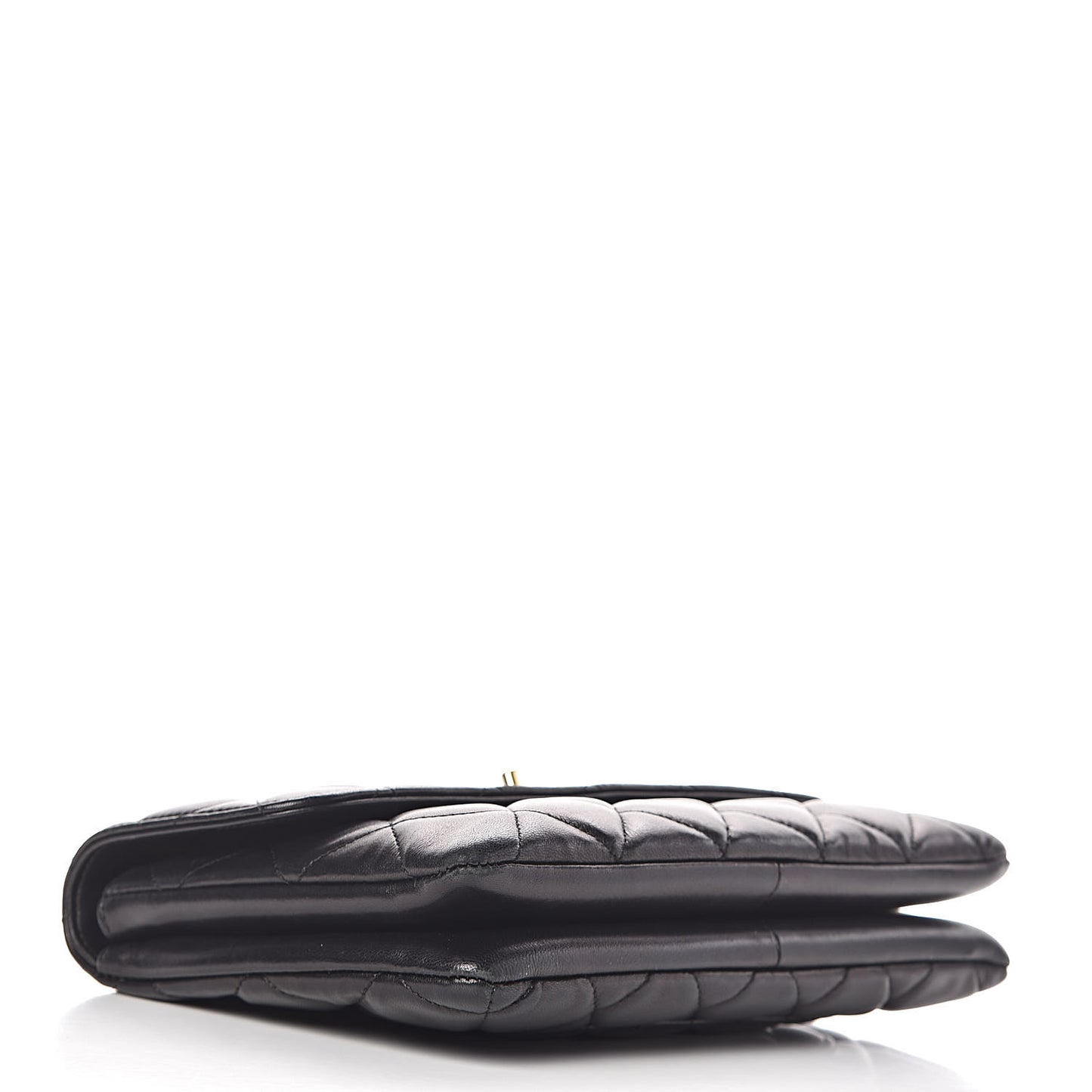 Lambskin Quilted Medium Trendy CC Flap Black