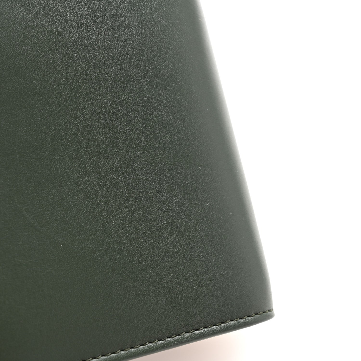 Loewe X SUNA FUJITA Satin Calfskin Panda Compact Zip Wallet Bottle Green 8 of 10