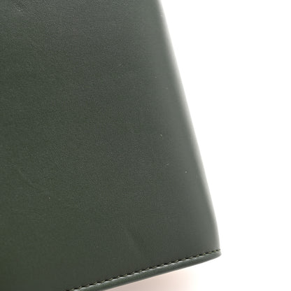 Loewe X SUNA FUJITA Satin Calfskin Panda Compact Zip Wallet Bottle Green 8 of 10