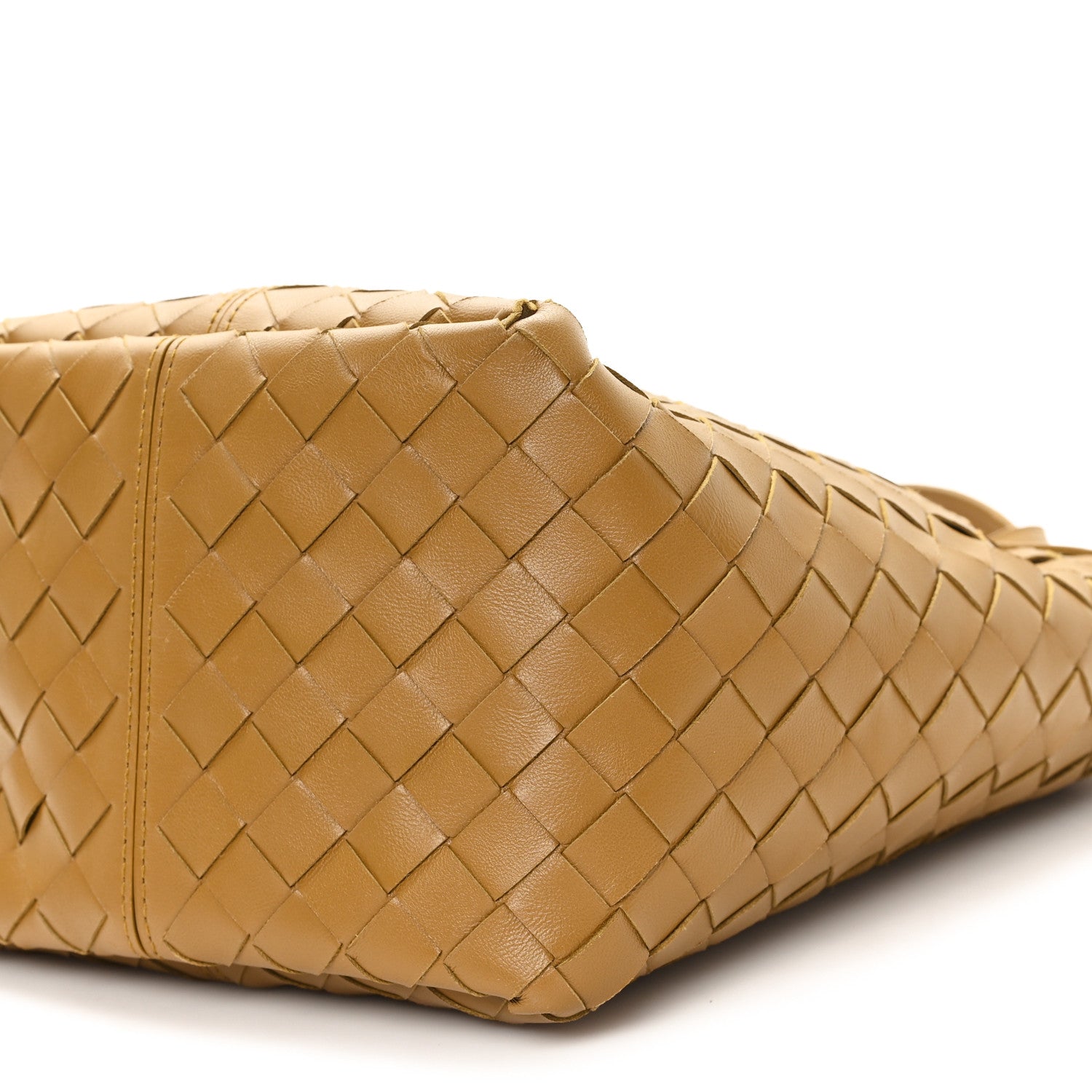 Bottega Veneta Nappa Intrecciato Small Flip Flap Tote Acorn Brass 8 of 8