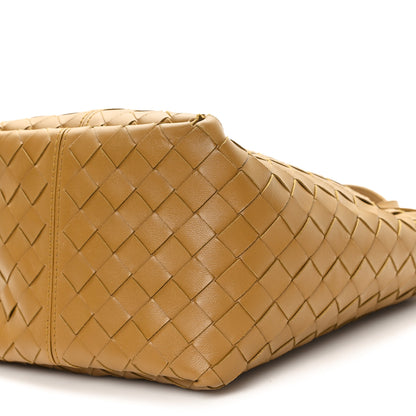 Bottega Veneta Nappa Intrecciato Small Flip Flap Tote Acorn Brass 8 of 8