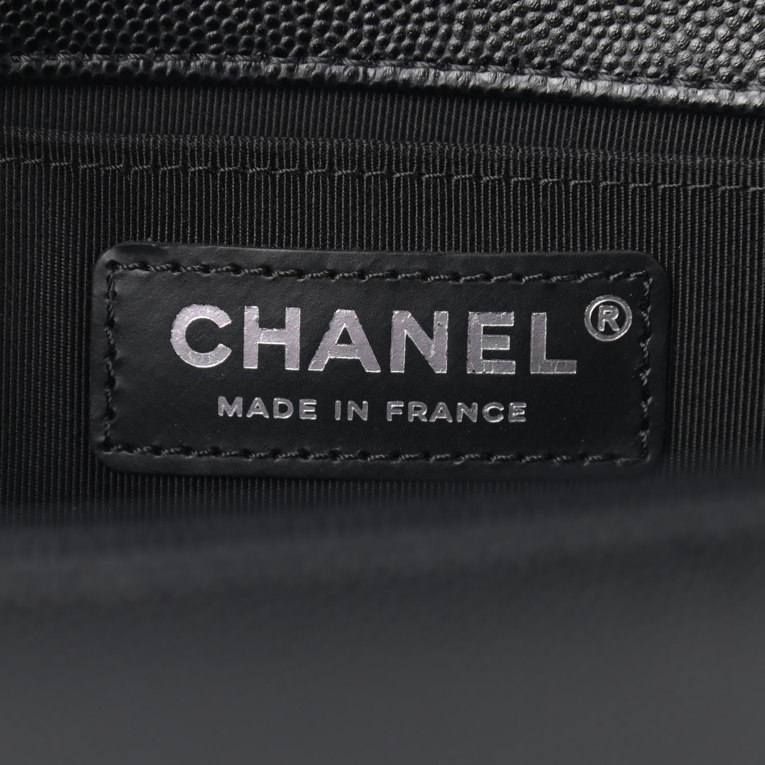Chanel Caviar Quilted Medium Boy Flap Black 6 of 9