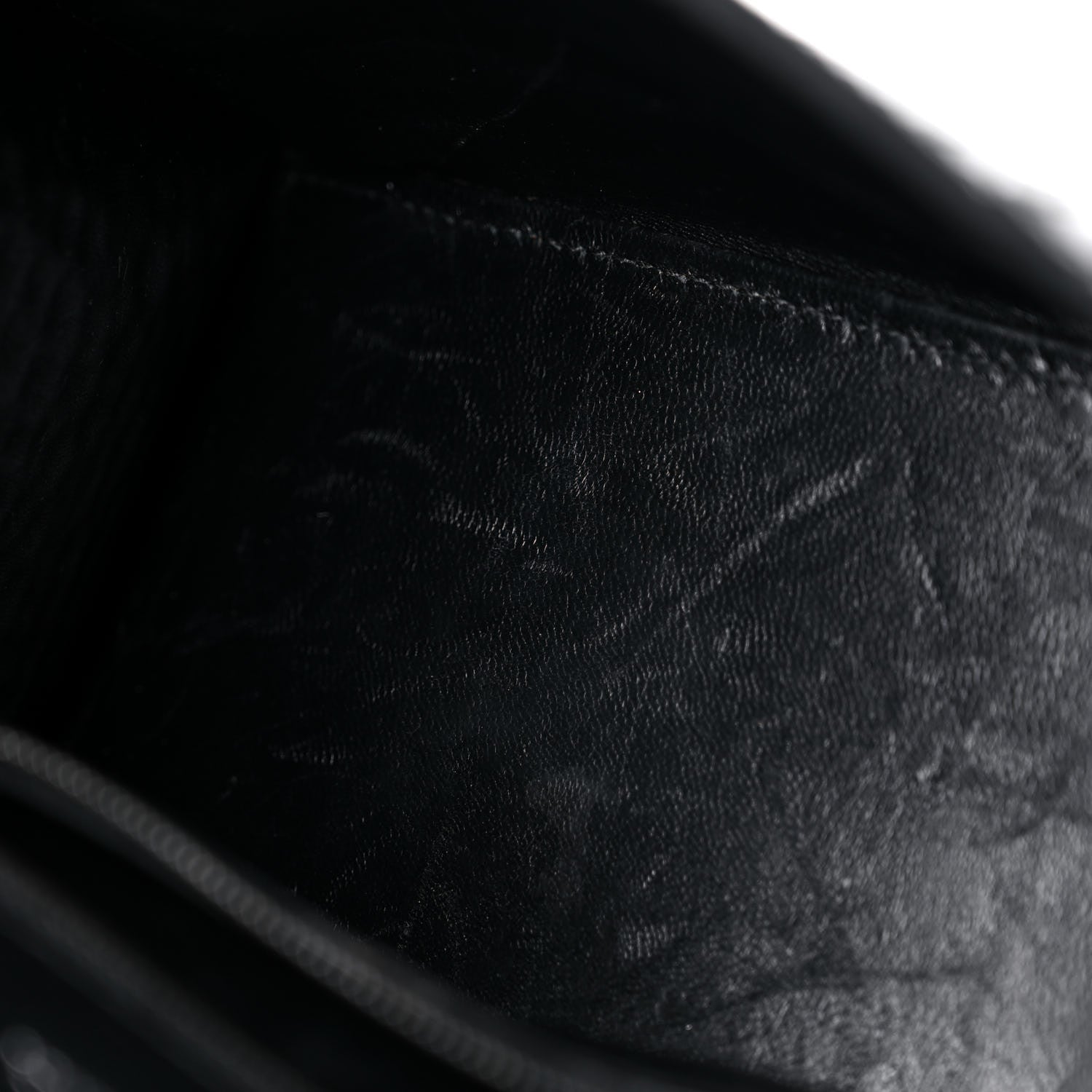 Balenciaga Shiny Calfskin Monochrome Crocodile Embossed Small Hourglass Top Handle Bag Black 14 of 21