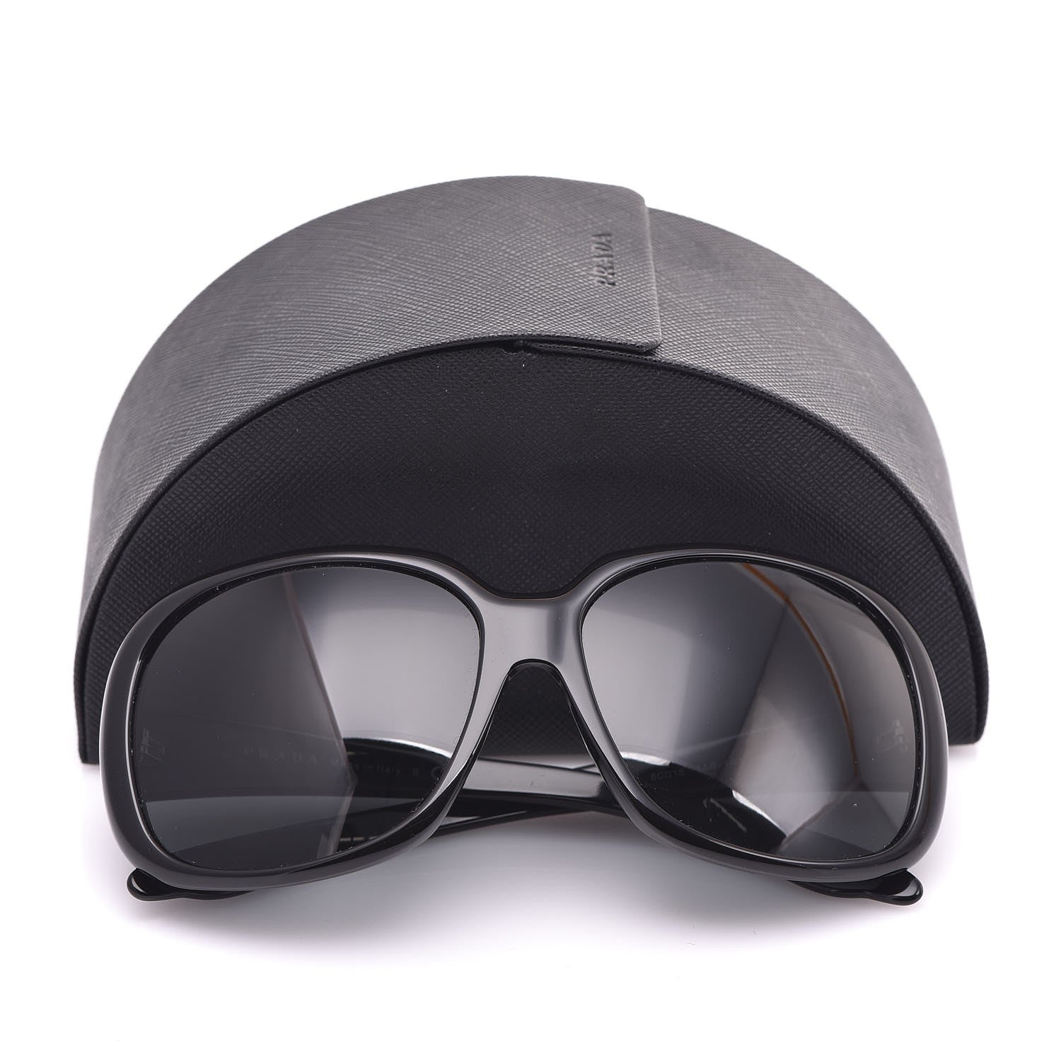 Prada Sunglasses SPR 17I-A Black 7 of 7