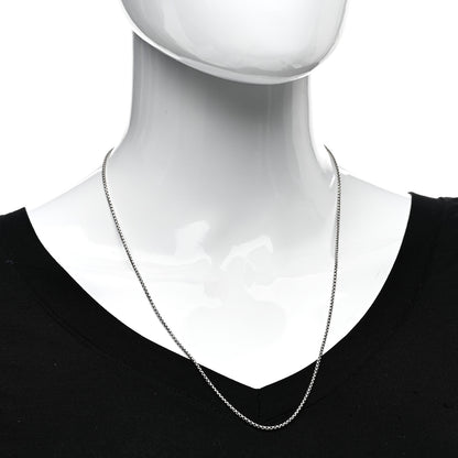 David Yurman Sterling Silver 2.7mm Small Box Chain Necklace 22" 2 of 4