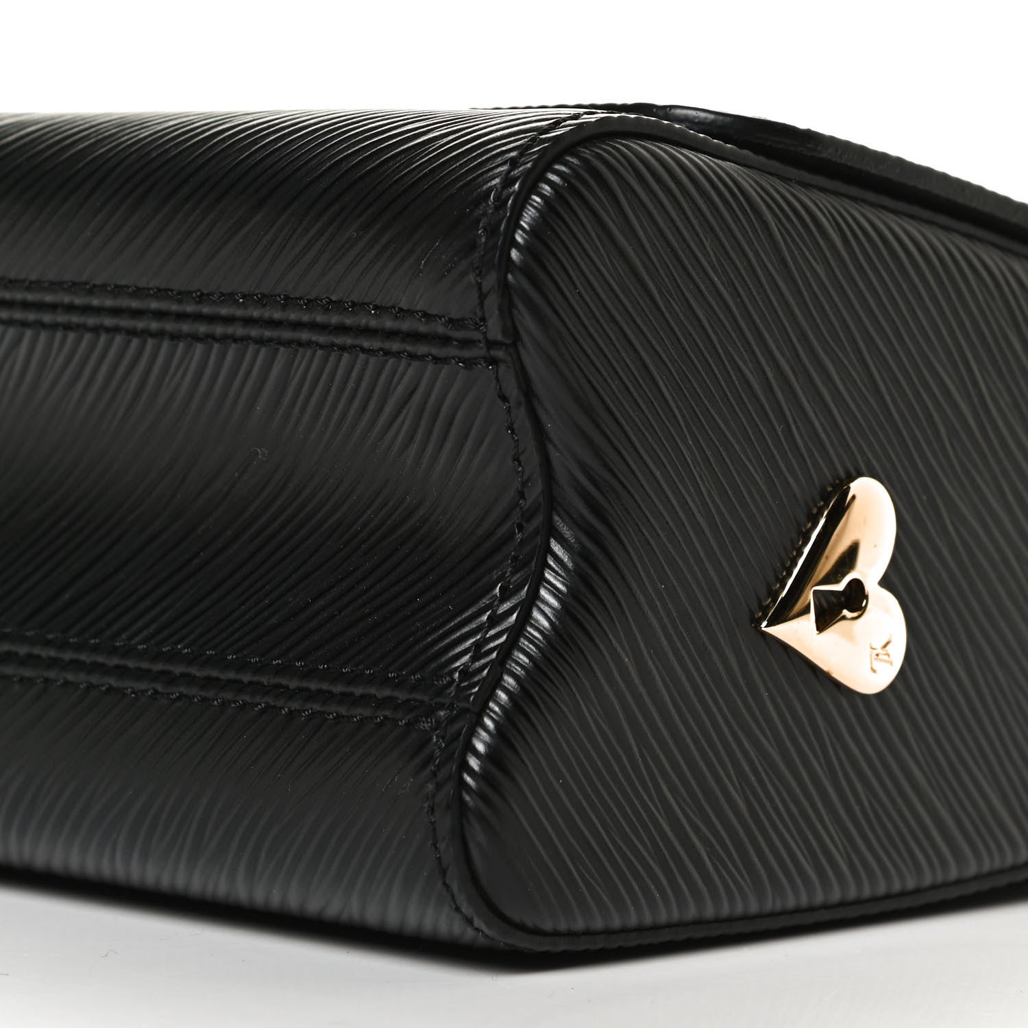 Louis Vuitton Epi Love Lock Twist Shoulder Bag MM Black 9 of 10