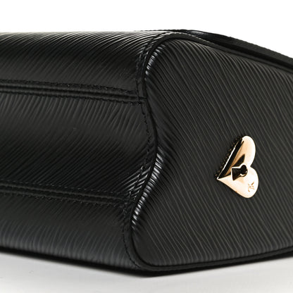 Louis Vuitton Epi Love Lock Twist Shoulder Bag MM Black 9 of 10