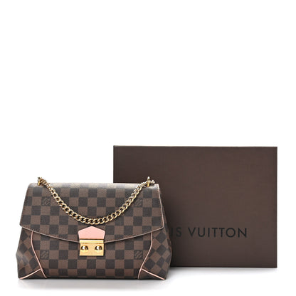 Louis Vuitton Damier Ebene Caissa Clutch Rose Ballerine 9 of 9