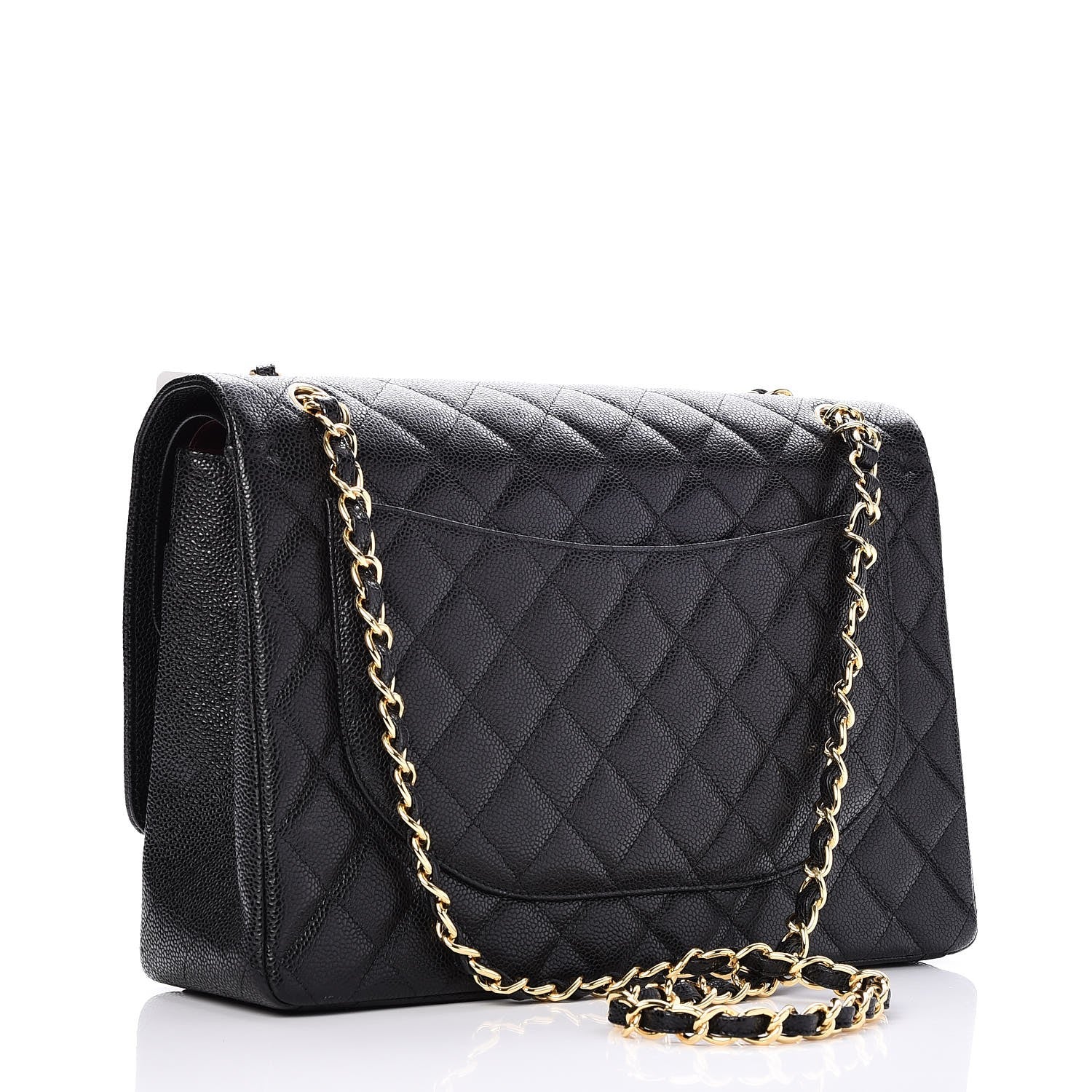 Chanel Caviar Quilted Maxi Double Flap Black 4 of 9
