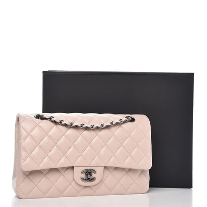 Chanel Caviar Medium Double Flap Light Pink 10 of 10